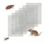 6 Pcs 304 Stainless Steel Wire Mesh Sheets Rust-Resistant 20 Mesh Rodent Mesh A5 Professional Insect Rodent Control Mesh Heavy-Duty Pest Proofing for Cover Air Bricks and Air Vents (150x210mm)