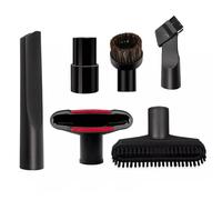 6 Pcs 32mm(1-1/4 inch) 35mm(1-3/8 inch) Universal Vacuum Attachments Nozzle Suction Brush Head for Miele, for Hoover, for Bosc Cleaner, Crevice Tool for Bed Sofa Car