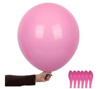 6 Pcs 36 Inch Baby Pink Macaron Pastel Latex Balloons - Extra Large Balloons for Wedding, Birthday, Halloween, Christmas, Baby Shower, Carnival
