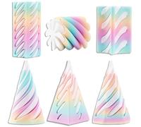 6 PCS 3D Printed Fidget Toy, Fidget Toys for Kids, spiral cone fidget toy Rainbow Spiral Fidget Toys Set Desk Toys for Stress, Desk Decor Suitablel for Concentration for Hands-On Engagement