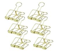 6 Pcs 51 mm Extra Large Hollow Binder Clips Long Tail Paper Clips Big Metal Wire Binder Clip Jumbo Paper Clamps Lightweight File Clip Office Supplies Fasteners for Home School