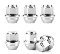 6 Pcs Alloy Wheel Nuts, M12 x 1.5 Alloy Wheel Lug Nuts 19mm Hex with Taper Washers Compatible with Ford F-150/Escort, for Ford Fiesta Focus Fusion, for Lincoln