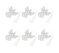 6 Pcs Angel Book Marks Stainless Decorative Bookmarks