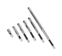 6 Pcs Anti Slip Screwdriver Set High Torque Steel Hand Tools For Car Maintenance And Woodworking Drilling Silver Finish 150mm Length