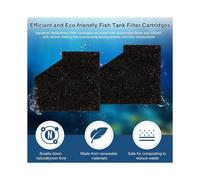 6 Pcs Aquarium EcoRenew Filter Cartridges Replacement for Aqueon QuietFlow Internal Power Filter 30 Gallon Aquarium