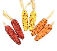 6 Pcs Artificial Corn,Thanksgiving Fake Corn,Simulation Foam Corn Set,Faux Corn Modle for Photoshoot,Kitchen,Party Home Decor