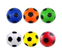 6 Pcs Baby Sensory Ball, Kids Toy Ball, Football Shape Bouncy Balls, Colorful Bouncy Balls