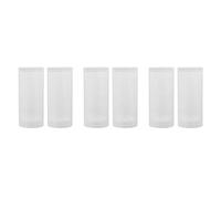 6 Pcs Badminton Tube Portable Plastic Container for 3 Shuttlecocks | Reusable Storage, DIY Accessory for Home Entertainment and Venues, Sturdy Lightweight Design