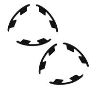 6 Pcs Black Car Cup Holder Insert Limiter, Universal Self-Adhesive Anti-Shake Silicone Water Bottle Stabilizer for Cars Trucks RVs & Vehicles