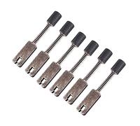 6 Pcs Black Headless Guitar Bridge String Saddles for Headless Guitar Bridge