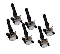 6 PCS Black Ignition Coils Compatible For BMW E46 E39 X5 E36 325 330 328 M3 2.3 2.5 2.8 3.0 Car Accessories Replacement