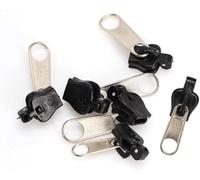 6 Pcs Black Universal Instant Fix Zipper Repair Kit， Crafts and Sewing Zippers Fasteners Sewing Notions and Supplies Replacement Zip Slider Teeth Zippers Design Arts