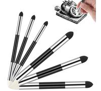 6 Pcs Blending Sponge Pen Artist Double Headed Washable Rubbing Sponge Brush Sketch Wipe Reusable Pastel Blending Stump Drawing for School Student Professional Sketch Lightening Highlight
