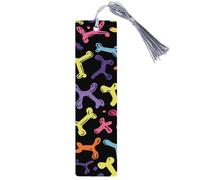 6 Pcs Bookmark with Box, Colored Dog Bones Print Bookmark for Study and Reading