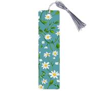 6 Pcs Bookmark with Box, Fresh Daisy Print Bookmark for Study and Reading