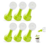 6 Pcs Bottle Top Sprinkler Heads Plant Watering Nozzle Caps for Seedlings | Universal Fit Soft Rain Spray, BPA-Free Plastic, Fits 500ml-2L Bottles for Indoor Outdoor Garden Potted Plants