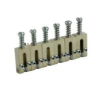 6 pcs Brass Bridge Saddles 10.5MM Roller Saddle Guitar Tremolo Bridges Set for ST/for TL Guitar