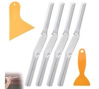 6 PCS Brick Jointer Tool and Filler Scrapers Set, Dual-End Pointing Trowel Filler Tool Jointer Bricklaying, Bricklayers Tools Suitable for Builders and DIY Masonry Projects