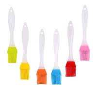 6 Pcs Bright Color Basting Brush for Baking, Pastry & Grilling - Silicone, Heat Resistant