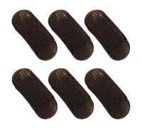 6 Pcs Brown Sponge Volume Hair Bases Volume Inserts Hair Clip Fluffy Cushion Bump It up Piece Styling Pad for Women Girls Clips Barrettes Accessories