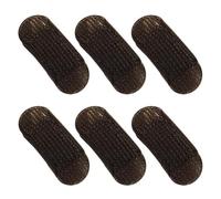 6 Pcs Brown Sponge Volume Hair Bases Volume Inserts Hair Clip Fluffy Hair Cushion Bump It up Hair Piece Hair Styling Pad for Women Girls Clips and Barrettes Hair Accessories