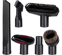 6 PCS Brushes for Henry Hoover Attachments, 32mm Caliber Accessories Include PP Hair Combination Brush, Long Flat Suction, Horse Hair Round Brush, 2 in 1, Sofa Suction, Adapter