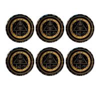 6 Pcs Button Pins, Brooch Lapel Pin, Enamel Pins Funny Badge Jewelry Gift for Clothing Backpack Hat Jacket Decoration - Bill Cipher Wheel Zodiac