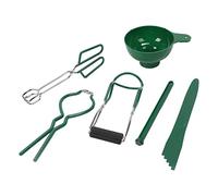 6 Pcs Canning Supplies, Canning Jar Lifter Funnel Tongs Bubble Popper and Magnetic Lid Lifter Jam Making Set for Can Enthusiasts and Beginners