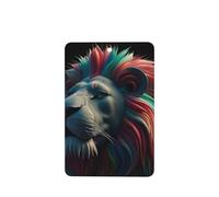 6 Pcs Car Air Fresheners,Funny Hanging Car Air Fresheners Abstract 3d Art Lion Cute Long Lasting Scented Mirror Hanging Decoration Ornaments Gift Interior Decor Accessories For Men Women
