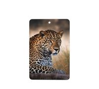 6 Pcs Car Air Fresheners,Funny Hanging Car Air Fresheners African Animal Leopard Cute Long Lasting Scented Mirror Hanging Decoration Ornaments Gift Interior Decor Accessories For Men Women