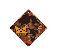 6 Pcs Car Air Fresheners,Funny Hanging Car Air Fresheners African Map Ethnic Pattern Cute Long Lasting Scented Mirror Hanging Decoration Ornaments Gift Interior Decor Accessories For Men Women