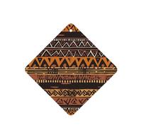 6 Pcs Car Air Fresheners,Funny Hanging Car Air Fresheners African Mud Cloth Tribal Cute Long Lasting Scented Mirror Hanging Decoration Ornaments Gift Interior Decor Accessories For Men Women
