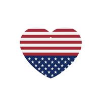 6 Pcs Car Air Fresheners,Funny Hanging Car Air Fresheners American Flag Stars Stripes Cute Long Lasting Scented Mirror Hanging Decoration Ornaments Gift Interior Decor Accessories For Men Women