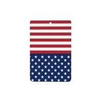 6 Pcs Car Air Fresheners,Funny Hanging Car Air Fresheners American Flag Stars Stripes Cute Long Lasting Scented Mirror Hanging Decoration Ornaments Gift Interior Decor Accessories For Men Women