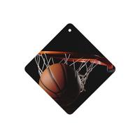 6 Pcs Car Air Fresheners,Funny Hanging Car Air Fresheners Basketball Cute Long Lasting Scented Mirror Hanging Decoration Ornaments Gift Interior Decor Accessories For Men Women