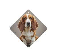 6 Pcs Car Air Fresheners,Funny Hanging Car Air Fresheners Basset Hound Cute Long Lasting Scented Mirror Hanging Decoration Ornaments Gift Interior Decor Accessories For Men Women