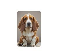 6 Pcs Car Air Fresheners,Funny Hanging Car Air Fresheners Basset Hound Cute Long Lasting Scented Mirror Hanging Decoration Ornaments Gift Interior Decor Accessories For Men Women