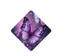 6 Pcs Car Air Fresheners,Funny Hanging Car Air Fresheners Beautiful Purple Butterfly Art Cute Long Lasting Scented Mirror Hanging Decoration Ornaments Gift Interior Decor Accessories For Men Women
