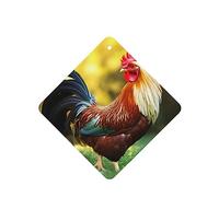 6 Pcs Car Air Fresheners,Funny Hanging Car Air Fresheners Beautiful Rooster Hen Cute Long Lasting Scented Mirror Hanging Decoration Ornaments Gift Interior Decor Accessories For Men Women