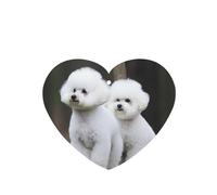 6 Pcs Car Air Fresheners,Funny Hanging Car Air Fresheners Bichon Frise Cute Long Lasting Scented Mirror Hanging Decoration Ornaments Gift Interior Decor Accessories For Men Women