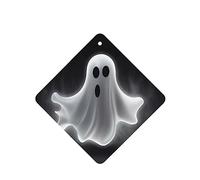 6 Pcs Car Air Fresheners,Funny Hanging Car Air Fresheners Black And Halloween Ghost Cute Long Lasting Scented Mirror Hanging Decoration Ornaments Gift Interior Decor Accessories For Men Women