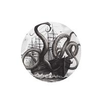 6 Pcs Car Air Fresheners,Funny Hanging Car Air Fresheners Black And White Octopus And Ship Cute Long Lasting Scented Mirror Hanging Decoration Ornaments Gift Interior Decor Accessories For Men Women