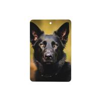 6 Pcs Car Air Fresheners,Funny Hanging Car Air Fresheners Black German Shepherd Dog Cute Long Lasting Scented Mirror Hanging Decoration Ornaments Gift Interior Decor Accessories For Men Women