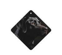 6 Pcs Car Air Fresheners,Funny Hanging Car Air Fresheners Black Labrador Cute Long Lasting Scented Mirror Hanging Decoration Ornaments Gift Interior Decor Accessories For Men Women