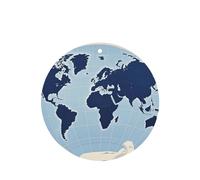 6 Pcs Car Air Fresheners,Funny Hanging Car Air Fresheners Blue Map Of The World Cute Long Lasting Scented Mirror Hanging Decoration Ornaments Gift Interior Decor Accessories For Men Women
