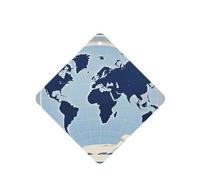 6 Pcs Car Air Fresheners,Funny Hanging Car Air Fresheners Blue Map Of The World Cute Long Lasting Scented Mirror Hanging Decoration Ornaments Gift Interior Decor Accessories For Men Women