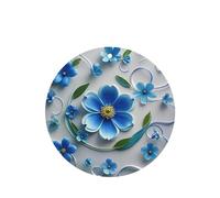 6 Pcs Car Air Fresheners,Funny Hanging Car Air Fresheners Blue Mini Flower Swirl Cute Long Lasting Scented Mirror Hanging Decoration Ornaments Gift Interior Decor Accessories For Men Women