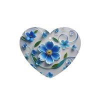 6 Pcs Car Air Fresheners,Funny Hanging Car Air Fresheners Blue Mini Flower Swirl Cute Long Lasting Scented Mirror Hanging Decoration Ornaments Gift Interior Decor Accessories For Men Women