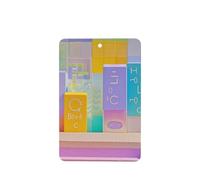 6 Pcs Car Air Fresheners,Funny Hanging Car Air Fresheners Bright Pastel Colors Cute Long Lasting Scented Mirror Hanging Decoration Ornaments Gift Interior Decor Accessories For Men Women