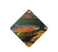 6 Pcs Car Air Fresheners,Funny Hanging Car Air Fresheners Brook Trout Fly Fishing Cute Long Lasting Scented Mirror Hanging Decoration Ornaments Gift Interior Decor Accessories For Men Women